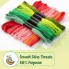 image:imageMr Pen Embroidery Floss 50 Skeins Rainbow Colors Thread with 5 Needles Cross Stitch Thread Friendship Bracelet String for Making Craft Strings Bracelets