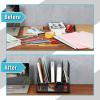 image:imageMr Pen Mesh Desk Organizer with Drawer Office Desk Organizers and Accessories Desktop amp Desk File Organizer