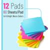 image:imageMr Pen Sticky Notes 3x3 12 Pads Bright Colors Bulk