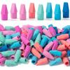 image:imageMr Pen Pencil Top Erasers 120 Pack Folk Festival Colors LatexFree amp No Smudge Pencil Eraser TopsTropical Breeze