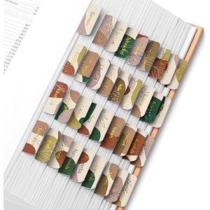 image:imageMr Pen Bible Tabs 75 pcs Abstract Gold Foil Lettering Laminated Bible Tabs for Women and MenAbstract