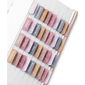 image:imageMr Pen Bible Tabs 75 pcs Abstract Gold Foil Lettering Laminated Bible Tabs for Women and MenHoneycomb Hues