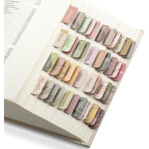 image:imageMr Pen Bible Tabs 75 pcs Abstract Gold Foil Lettering Laminated Bible Tabs for Women and MenSpanish  Boho