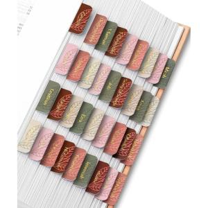 image:imageMr Pen Bible Tabs 75 pcs Earth Tone Gold Lettering Laminated Bible Tabs for Women and MenAutumnal Earth