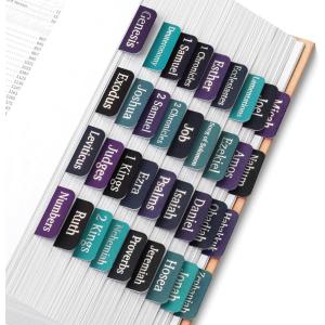 image:imageMr Pen Bible Tabs 75 pcs Earth Tone Gold Lettering Laminated Bible Tabs for Women and MenCelestial Symphony