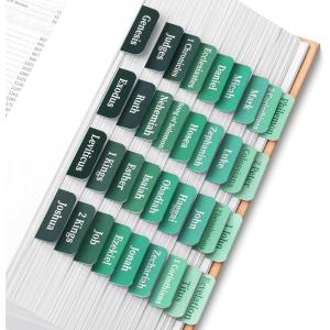 image:imageMr Pen Bible Tabs 75 pcs Earth Tone Gold Lettering Laminated Bible Tabs for Women and MenJade Veil