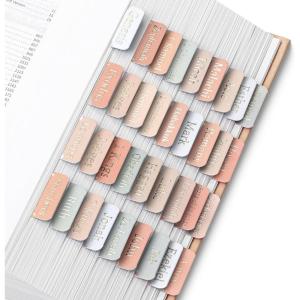 image:imageMr Pen Bible Tabs 75 pcs Earth Tone Gold Lettering Laminated Bible Tabs for Women and MenModern Grace