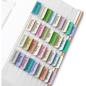 image:imageMr Pen Bible Tabs 75 pcs Earth Tone Gold Lettering Laminated Bible Tabs for Women and MenSerenity Scripture