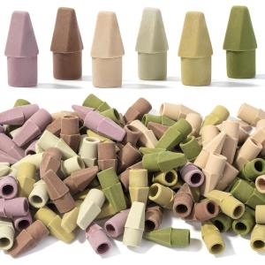 image:imageMr Pen Pencil Top Erasers 120 Pack Folk Festival Colors LatexFree amp No Smudge Pencil Eraser TopsDark and Earthy