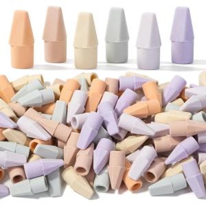image:imageMr Pen Pencil Top Erasers 120 Pack Folk Festival Colors LatexFree amp No Smudge Pencil Eraser TopsNatural Colors