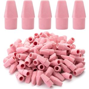 image:imageMr Pen Pencil Top Erasers 120 Pack Folk Festival Colors LatexFree amp No Smudge Pencil Eraser TopsPink