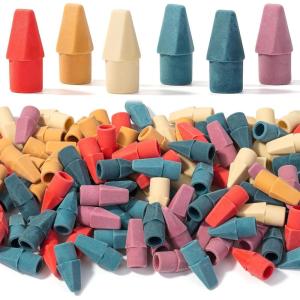 image:imageMr Pen Pencil Top Erasers 120 Pack Folk Festival Colors LatexFree amp No Smudge Pencil Eraser TopsRetro Colors