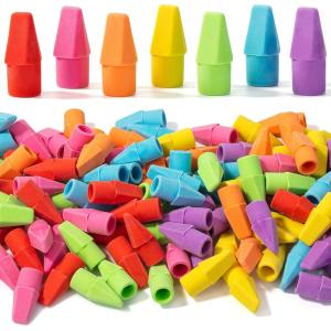 image:imageMr Pen Pencil Top Erasers 120 Pack Folk Festival Colors LatexFree amp No Smudge Pencil Eraser TopsVivid Colors