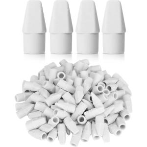 image:imageMr Pen Pencil Top Erasers 120 Pack Folk Festival Colors LatexFree amp No Smudge Pencil Eraser TopsWhite