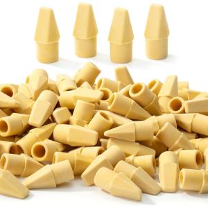 image:imageMr Pen Pencil Top Erasers 120 Pack Folk Festival Colors LatexFree amp No Smudge Pencil Eraser TopsYellow