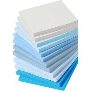 image:imageMr Pen Sticky Notes 3x3 12 Pads 600 Sheets Sky Blue Tones Sticky Note SelfStick Note Pads