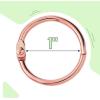 image:imageMr Pen Loose Leaf Binder Rings for Index Cards 3 Inch 24 Pack Metal Rings for Index CardsRose Gold