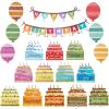 image:imageMr Pen Happy Birthday Bulletin Board Set 20 pcs Bulletin Board Decorations Classroom Birthday Happy Birthday Balloon Cake Cutouts for Classroom DecorationsVibrant