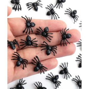 image:imageMr Pen Halloween Plastic Spiders Black 20 pcs Small Plastic Spiders Halloween Spiders Small Fake Spiders Halloween Decorations Spiders Fake Spider Prank Toy Spider Decorations Spider Decor