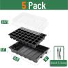 image:imageMr Pen Seed Starter Tray Kits 5 Set Total 200 Cells Durable Plant Germination Trays with Humidity Vented Domes and Bases Ideal for Seed Starting Indoor Gardening and Greenhouse