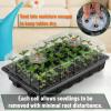 image:imageMr Pen Seed Starter Tray Kits 5 Set Total 200 Cells Durable Plant Germination Trays with Humidity Vented Domes and Bases Ideal for Seed Starting Indoor Gardening and Greenhouse