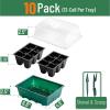 image:imageMr Pen Seed Starter Tray Kits 66x46 10 Set Total 120 Cells Durable Plant Germination Trays with Humidity Vented Domes and Bases Ideal for Seed Starting Indoor Gardening and Greenhouse