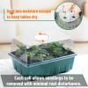 image:imageMr Pen Seed Starter Tray Kits 66x46 10 Set Total 120 Cells Durable Plant Germination Trays with Humidity Vented Domes and Bases Ideal for Seed Starting Indoor Gardening and Greenhouse