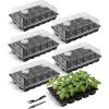 image:imageMr Pen 5Set Seed Starter Tray Kits Durable Plant Germination Trays with Humidity Vented Domes and Bases Ideal for Seed Starting Indoor Gardening and Greenhouse
