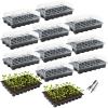 image:imageMr Pen Seed Starter Tray Kits 10 Pack Total 400 Cells Durable Plant Germination Trays with Humidity Vented Domes and Bases Ideal for Seed Starting Indoor Gardening and Greenhouse