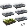 image:imageMr Pen Seed Starter Tray Kits 5 Set Total 200 Cells Durable Plant Germination Trays with Humidity Vented Domes and Bases Ideal for Seed Starting Indoor Gardening and Greenhouse