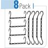 image:imageMr Pen Space Saving Hangers for Clothes 16 pcs Pastel Colors Plastic Multi Clothes Hangers Space Saving 5 Slots 360 Rotating HooksBlack