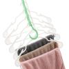 image:imageMr Pen Space Saving Hangers for Clothes 16 pcs Pastel Colors Plastic Multi Clothes Hangers Space Saving 5 Slots 360 Rotating HooksPlayful Pop