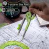 image:imageMr Pen Compass and Protractor Set 12 Sets Colorful Bulk Math Compass for Geometry and DrawingLight Green