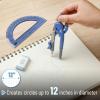image:imageMr Pen Compass and Protractor Set 12 Sets Colorful Bulk Math Compass for Geometry and DrawingMidnight Blue