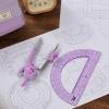 image:imageMr Pen Compass and Protractor Set 12 Sets Colorful Bulk Math Compass for Geometry and DrawingPurple