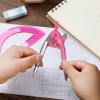 image:imageMr Pen Compass and Protractor Set 12 Sets Colorful Bulk Math Compass for Geometry and DrawingVivid Cerise