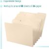 image:imageMr Pen File Folders 100 Pack 13Cut Tab Manila Letter Size Office Supplies File Folders BulkManila