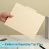 image:imageMr Pen File Folders 100 Pack 13Cut Tab Manila Letter Size Office Supplies File Folders BulkManila