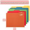 image:imageMr Pen File Folders 100 Pack 13Cut Tab Manila Letter Size Office Supplies File Folders BulkVibrant Earthy Spectrum