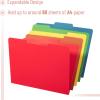 image:imageMr Pen File Folders 100 Pack 13Cut Tab Manila Letter Size Office Supplies File Folders BulkVibrant Earthy Spectrum