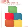 image:imageMr Pen File Folders 100 Pack 13Cut Tab Manila Letter Size Office Supplies File Folders BulkVibrant Earthy Spectrum