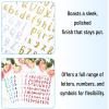 image:imageMr Pen Glitter Letter Stickers 1 Inch 8 Sheets 576 pcs Colorful Self Adhesive Glitter Letters and Numbers Vinyl Alphabet Stickers