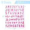 image:imageMr Pen Letter Stickers 1 Inch 8 Sheets 576 pcs Pink Self Adhesive Letters and Numbers Vinyl Alphabet Stickers