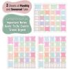 image:imageMr Pen Monthly and Seasonal Tabs 84 pcs Colorful Month Tabs for Planners Journals and Notebooks