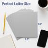 image:imageMr Pen Paper Folders with Pockets 6 pcs Silver Glossy Laminated Letter Size Two Pocket Folder