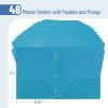 image:imageMr Pen Plastic Folders with Pockets and Prongs 15 Pack Letter Size Flexible Plastic Folders with ProngsBlue