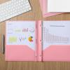 image:imageMr Pen Plastic Folders with Pockets and Prongs 15 Pack Letter Size Flexible Plastic Folders with ProngsDusty Rose