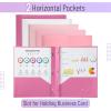 image:imageMr Pen Plastic Folders with Pockets and Prongs 15 Pack Letter Size Flexible Plastic Folders with ProngsDusty Rose