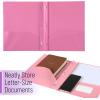 image:imageMr Pen Plastic Folders with Pockets and Prongs 15 Pack Letter Size Flexible Plastic Folders with ProngsDusty Rose