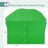 image:imageMr Pen Plastic Folders with Pockets and Prongs 15 Pack Letter Size Flexible Plastic Folders with ProngsGreen